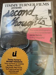 TIMMY TURNER FILMS PRESENTS SECOND THOUGHTS (SURFING) - RARE DVD Like New - Picture 1 of 3