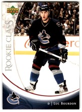 2006-07 Upper Deck Class Box Set Luc Bourdon Rookie #7 Vancouver Canucks