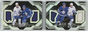 Maillot quad noir Upper Deck 2016-17 livret RC Nylander/Marner/Marron/Kapanen - Photo 1 sur 3