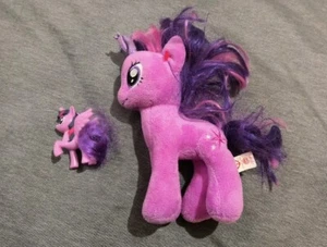 My Little Pony Twilight Sparkle Plush & Mini Figure 2 Ponies - Picture 1 of 10