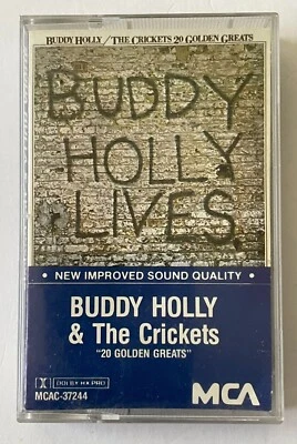 Buddy Holly 20 Golden Greats Canada Vintage 1985 Cassette Tape - Image 1 of 4