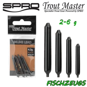 Spro Inline Lead Trout Master Durchlaufblei Blei 2-6g Gummi beschichtet Stabblei - Bild 1 von 3
