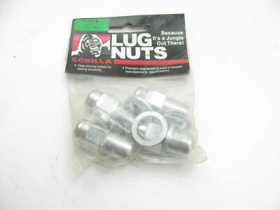 Зажимные гайки для колес Gorilla 73187B — 1/2 дюйма x 20 резьба для стандартных магазинов — упаковка 4 шт. - Изображение 1 из 2