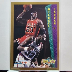1992-93 Fleer #273 Michael Jordan Chicago Bulls Fresh Pull - Picture 1 of 3