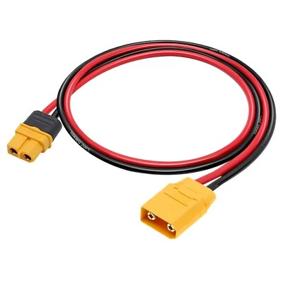 10 AWG XT90 Male Female to XT60 Female Male Connector Adapter RC Battery Cable - Image 1 of 4