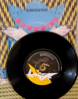 Hawkwind – Live - Shot Down In The Night 7 inch single vinyl record - Image 1 of 4