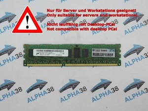 Micron 4GB DDR3 1600MHz Speichermodul MT18JSF51272PZ-1G6K1HE RAM Server - Bild 1 von 1