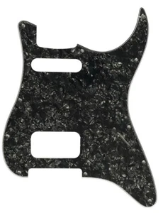 Golpeador de guitarra negro perla perla para Fender Stratocaster 11 orificios de tornillo HS Humbucker - Imagen 1 de 6