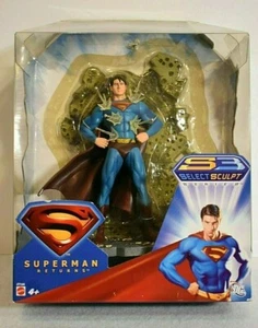 FIGURA INVULNERABLE SUPERMAN DC SUPERMAN SERIE S3 SELECT SCULPT - Imagen 1 de 4