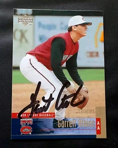 GARRETT ATKINS COLORADO ROCKIES AUTOGRAPHED SIGNED MINOR LEAGUE BASEBALL CARD - Picture 1 of 1