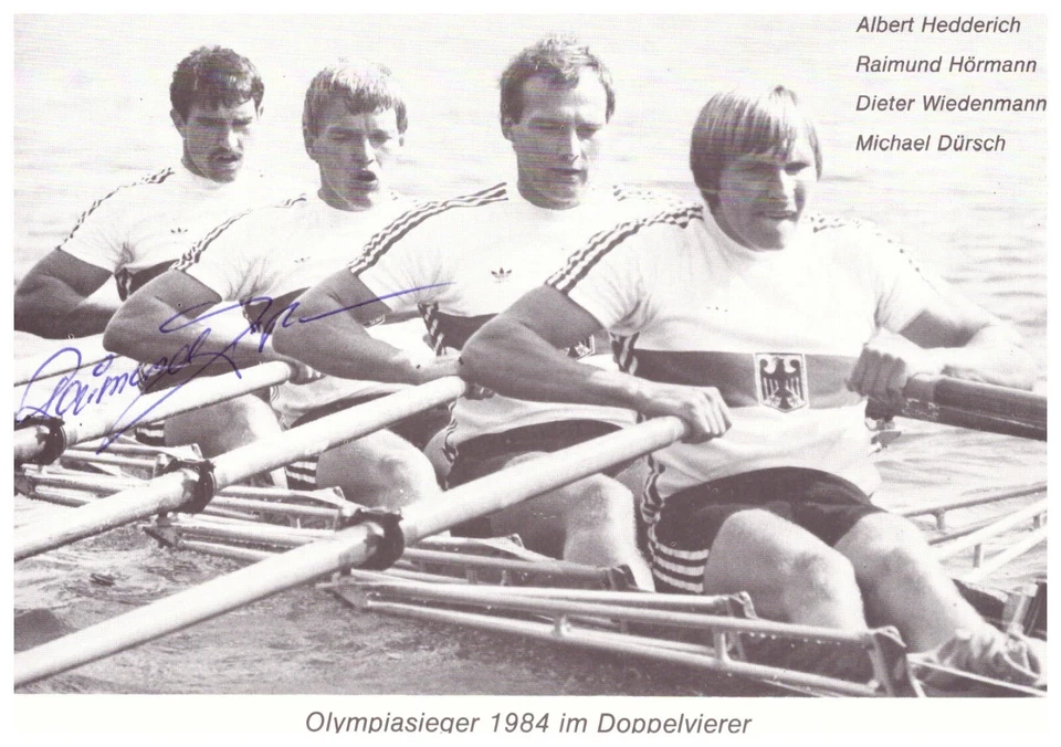 Raimund Hörmann Rudern (1.OS 1984) Autogrammkarte (12.24) - Bild 1 von 1