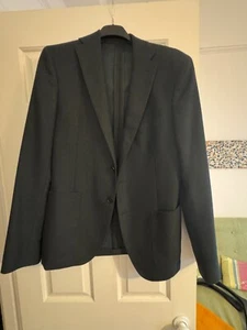100% virgin wool dark green men's blazer from Cantarelli, made in Italy - Picture 1 of 8