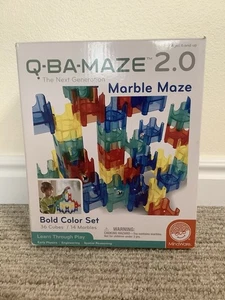 Mindware Q-BA-MAZE 2.0 The Next Generation Murmelbahn kräftige Farben Set (36 Würfel) - Bild 1 von 2