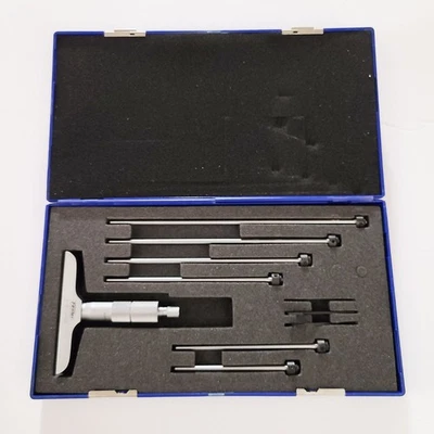 Fowler 0-6" Depth Micrometer, 0.001" Graduation with 4" Base - Image 1 of 3
