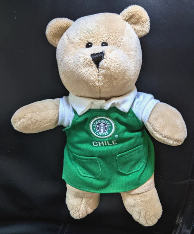Very Rare Starbucks 'Bearista' Collector bear.  Country:  Chile - Image 1 of 1