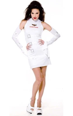 LICENSED SILENCE OF THE LAMBS SEXY HANNIBAL LECTER ADULT WOMEN HALLOWEEN COSTUME - Image 1 of 2
