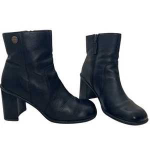 Stivali Tommy Hilfiger anni 90 Y2K plateau tacco grosso punta quadrata 8 pelle bratz - Foto 1 di 13