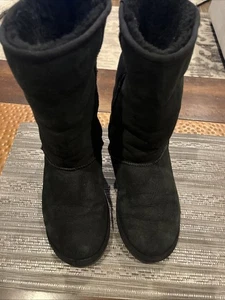 Ozwear Connection UGG Classic Australian Tall Boots black Women's US 8 - Picture 1 of 24