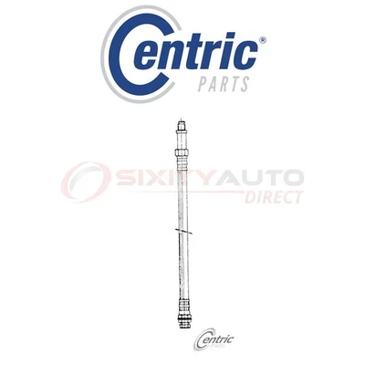 Centric Brake Hydraulic Hose for 1958 Edsel Citation 6.7L V8 - Braking ip Foto 1 de 4