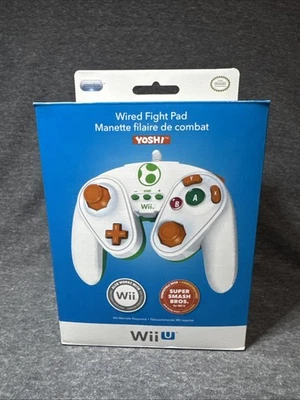 Yoshi Wired Fight Pad GameCube Style  Controller for Nintendo Wii U New - Image 1 of 4