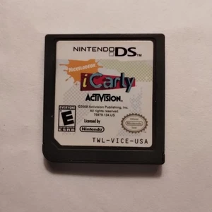iCarly Nintendo DS Video Game Cartridge Works 2009 Nickelodeon  - Picture 1 of 2