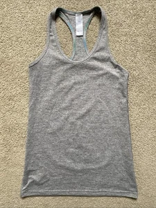 Girls Ivivva Size 12 Gray Racerback Tank Top - Picture 1 of 5