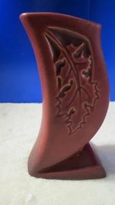 Mid Century Roseville Pottery Red Silhouette VASE 781-6" Vintage 1950s - Picture 1 of 6