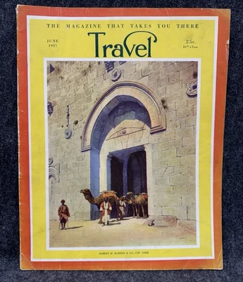Vintage June 1917 TRAVEL Magazine ~ Robert M. McBride & Co. New York ~ LOOK! Foto 1 de 4