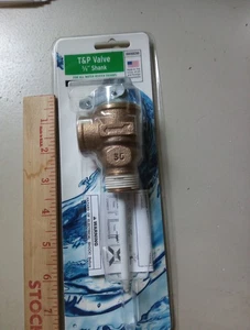 APCON T&P VALVOLA DI SICUREZZA Scaldabagno gambo 5/8" tutte le marche 100108280,150 PSI - Foto 1 di 7