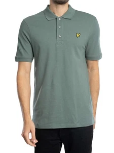 Lyle & Scott de los hombres Polo liso, Verde - Imagen 1 de 5