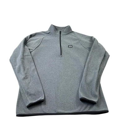Suéter Mountain Hardwear Gris Polar Media Cremallera Para Hombre Talla Grande Foto 1 de 4