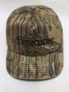 Park Rapids MN The Enterprise Real Tree Camo Ball Cap Mütze Snap Back Vintage - Bild 1 von 4