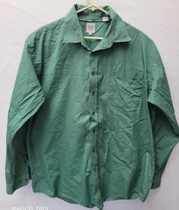 Cinch Shirt Mens Extra Large Green Western Long Sleeve Work Cowboy - Picture 1 of 9