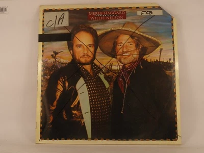 MERLE HAGGARD/WILLIE NELSON PONCHO AND LEFTY (433) LP EPIC - Image 1 of 4