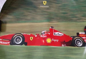 Vintage 1990s FERRARI SCHUMACHER Poster - Picture 1 of 7