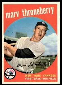 1959 Topps #326 Marv Throneberry New York Yankees EX-EXMT 54250 - Picture 1 of 2