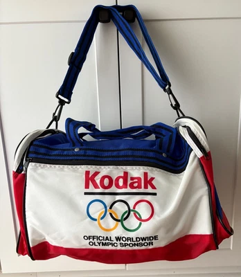 Vintage KODAK Official Worldwide Olympic Sponsor Tote Bag with Strap USA NOS - Image 1 of 4