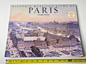 Historic Maps and Views of Paris 24 Frameable Maps by George Sinclair - Foto 1 di 6
