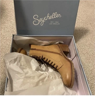 Botas de cuero tostado Seychelles Foto 1 de 4