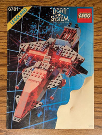 LEGO Space Police: SP-Striker (6781), complete, partial box, light system works