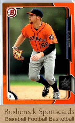 2015 Bowman Draft #82 A.J. Reed 1/25 Orange - Image 1 of 2