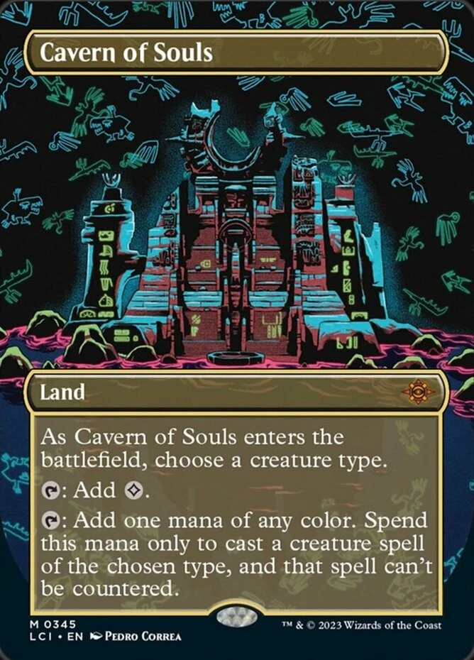 MTG Cavern of Souls (0345) - Borderless, NM-Mint, English The Lost Caverns of Ix - Image 1 of 1