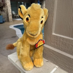 Peluche peluche Young Simba 14 pollici con etichette Re Leone - Foto 1 di 10