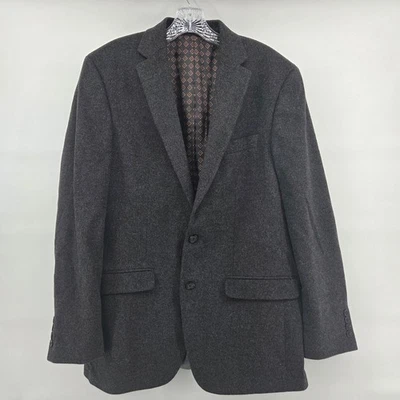 Blazer Lauren Ralph Lauren Para Hombres 40L Gris Oscuro Lana Seda Cachemira Blazer Foto 1 de 4