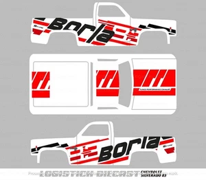 Calcomanías universales para tobogán acuático PARA HOT WHEELS '83 Chevy Silverado a1 - Imagen 1 de 4