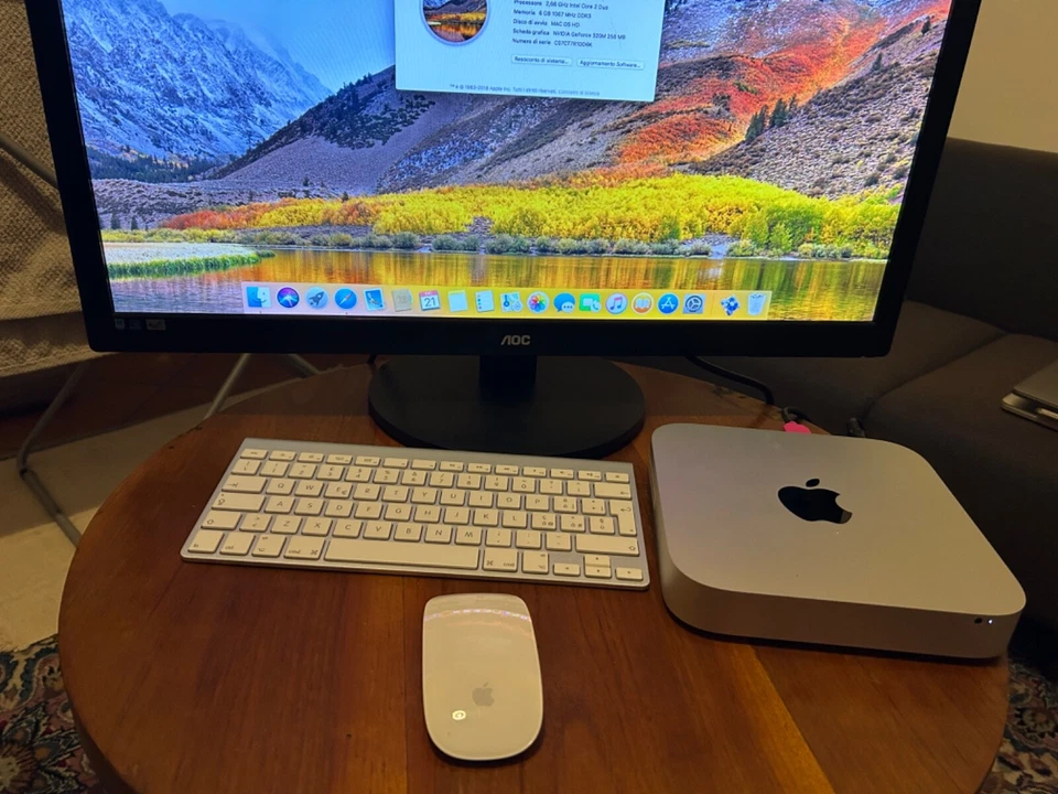 Apple Mac Mini 4.1 A1347 Late 2010 +Magic Keyboard + Magic Mouse Apple - Immagine 1 di 4