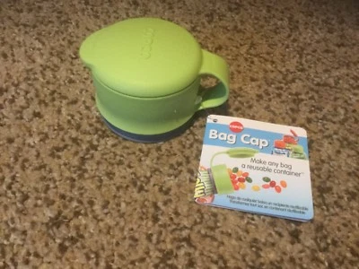 New Copco Medium Bag Cap- Cover & Seal Your Bags For Easy & Fresh Storage, Green - Image 1 of 3