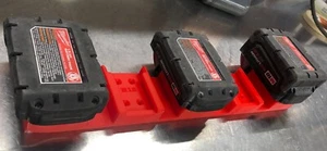 Milwaukee M18 Battery Holder 5 in 1 3D Printed / Battery Holder - Picture 1 of 12