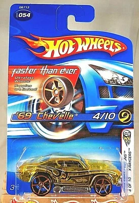 2005 Hot Wheels Faster Than Ever #54 First Editions X-Raycers 4/10 '69 CHEVELLE - Image 1 of 4