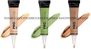 PRO Conceal HD High Definition Concealer L.A Girl inc Green Rosacea Cover